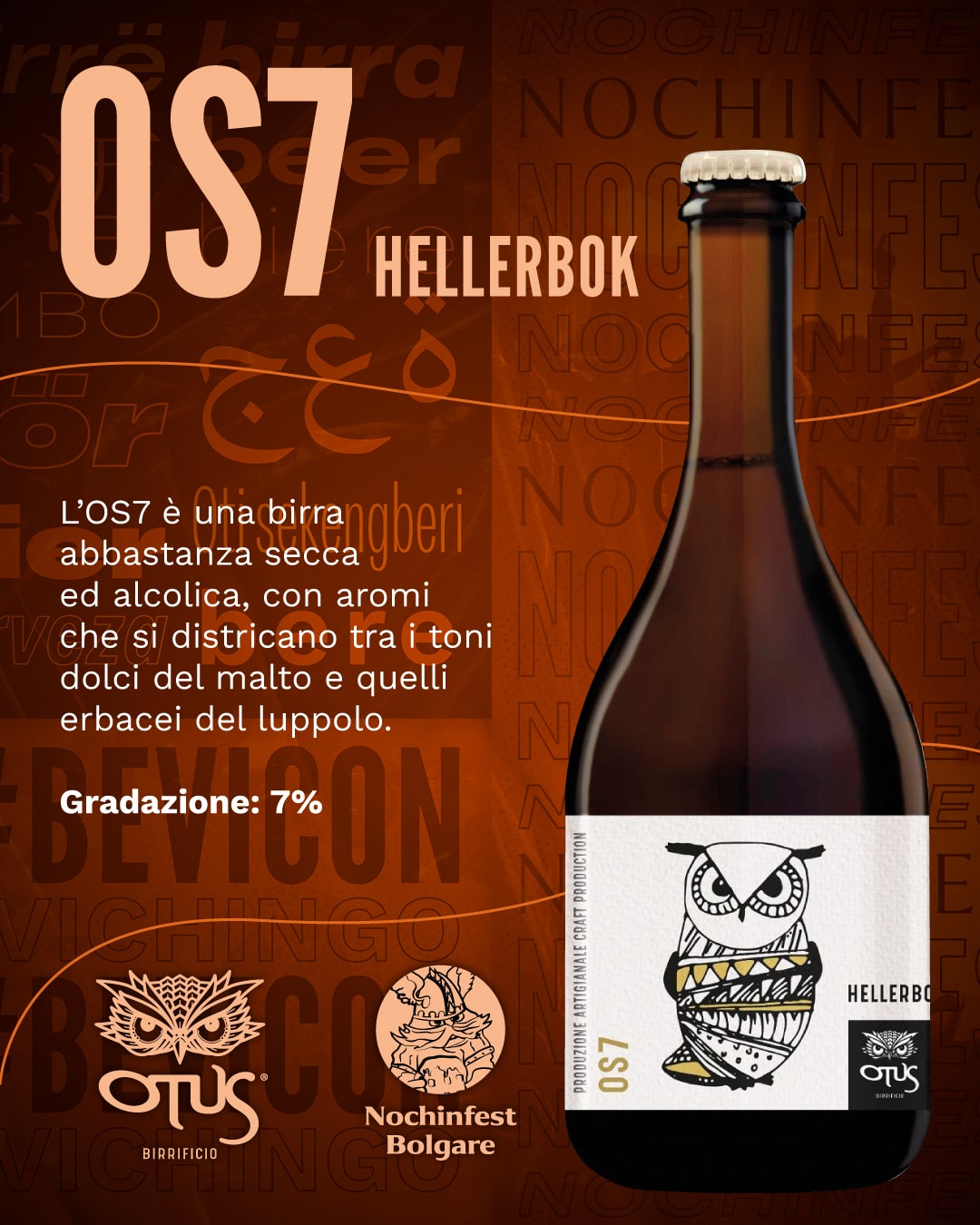 Birra Hellerbok OS7 del Birrificio Artigianale Otus